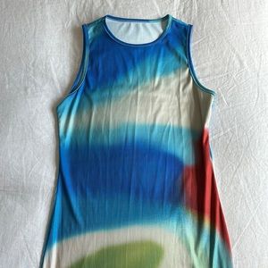 Multicolor Aura Dress
